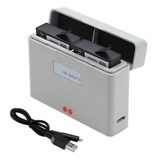 For DJI Action 3 Dual-channel Charger USB Charging Box Replacement Accessory