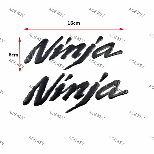 3D Emblem Decal Sticker Tank Side For Kawasaki Ninja 650R Z1000 ZZR 250 400 600 - Bild 13 von 15
