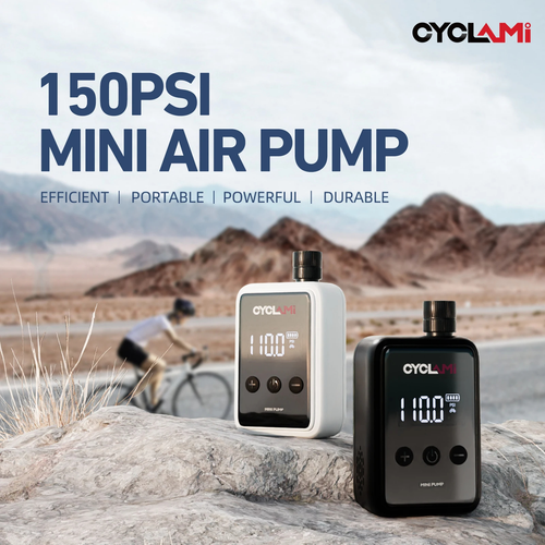 150 PSI Portable Pocket Bike Electric Air Pump MINI Fast Rechargeable Compressor - Picture 3 of 5