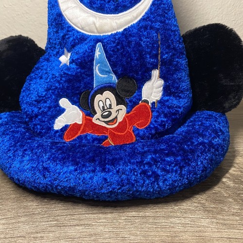 Disney Parks Disneyland Mickey Mouse Wizard Sorcerer Hat Fantasia Ears Small 15” - Picture 3 of 8