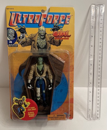 GALOOB ULTRAFORCE #6 GHOUL ULTRA HERO FIGURE 1995 - Picture 5 of 11