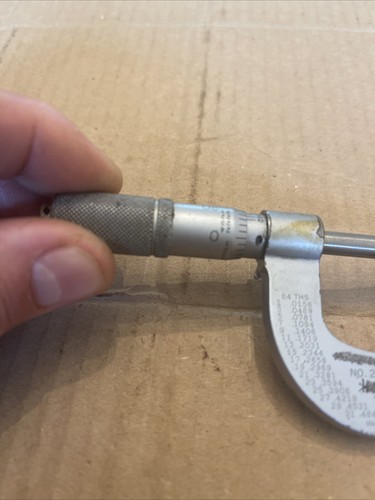 Motto to Micrometer 0-1” No 202-104 - Picture 8 of 8