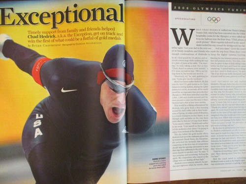 2/2006 SPORTS ILLUSTRATED Mag(HANNAH TETER/CARL EDWARDS/CHAD HEDRICK/MEGAN HODGE - 第 13/15 張圖片