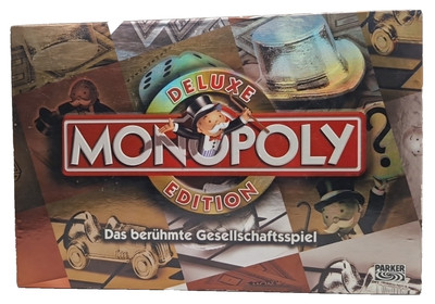     Parker Monopoly Deluxe Edition 2011 Holzgebäude Gesellschaftsspiel Brettsp