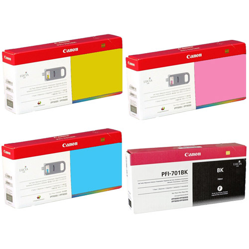 Canon imagePROGRAF iPF8000 Standard Yield Ink Cartridge Set - Picture 1 of 1