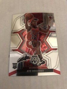 2021-22 Mosaic Ayo Dosunmu rookie card #233 Chicago Bulls  1.00 Shipping