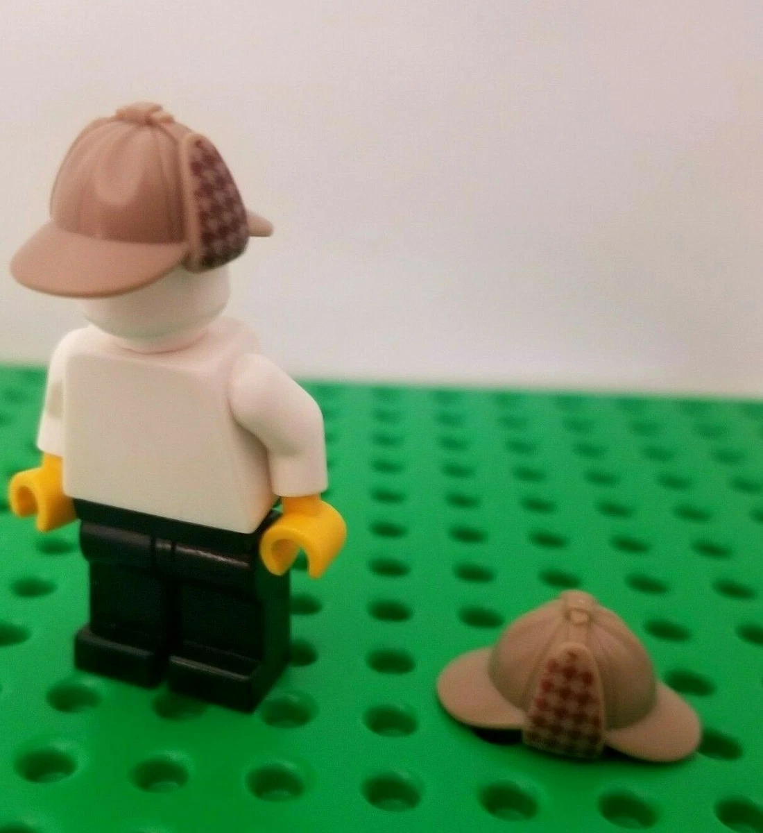 NEW LEGO Sherlock Holmes Hat Detective Hunters Cap Deer Stalker Minifigure Cap