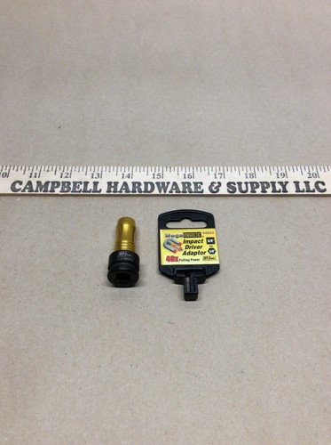 Ivy Classic 44850 3/8" to 1/4" Mega Magnetic Impact Driver Adaptor - Picture 1 of 4