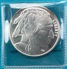 Buffalo Indian Head One Troy Ounce Silver Round Bullion Coin 999 Fine