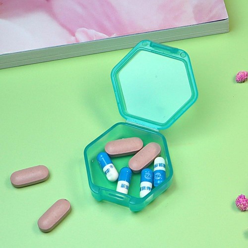 3X Small Pill Box Daily Mini PillOrganizer Portable 2024 Travel Pocket F N9M3 - Picture 5 of 13