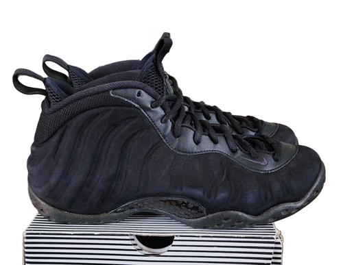 Nike Air Foamposite One Prm Triple Black - Taglia 10 - 575420-006 - Foto 6 di 12