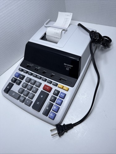 Sharp EL-2630PIII Electronic Printing Calculator Adding Machine Tested+Working - Picture 2 of 24