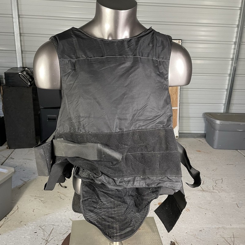 🎁 PACA Body Armor Vest Carrier Black Tactical Police Size 68R Law Enforcement