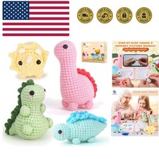 Crochet Kit for Beginners, Beginner Crochet Kit for Adults with Step-by-Step ...