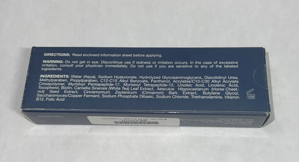 Nuevo en caja sellado ~ Jan Marini ~ Acondicionador de pestañas MARINI LASH ~ 0,23 OZ ~ 6 meses de suministro Foto 4 de 4
