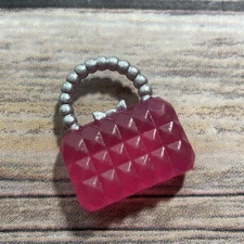 Calico Critters Dress Up Boutique Sylvanian Families  Pink Bow Purse Handbag