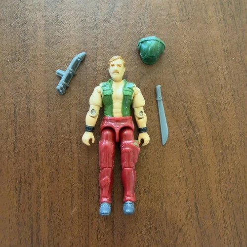 1988 HASBRO GI JOE WILD CARD v1 MEAN DOG FIGURE 100% COMPLETE MT-/MT🔥🔥