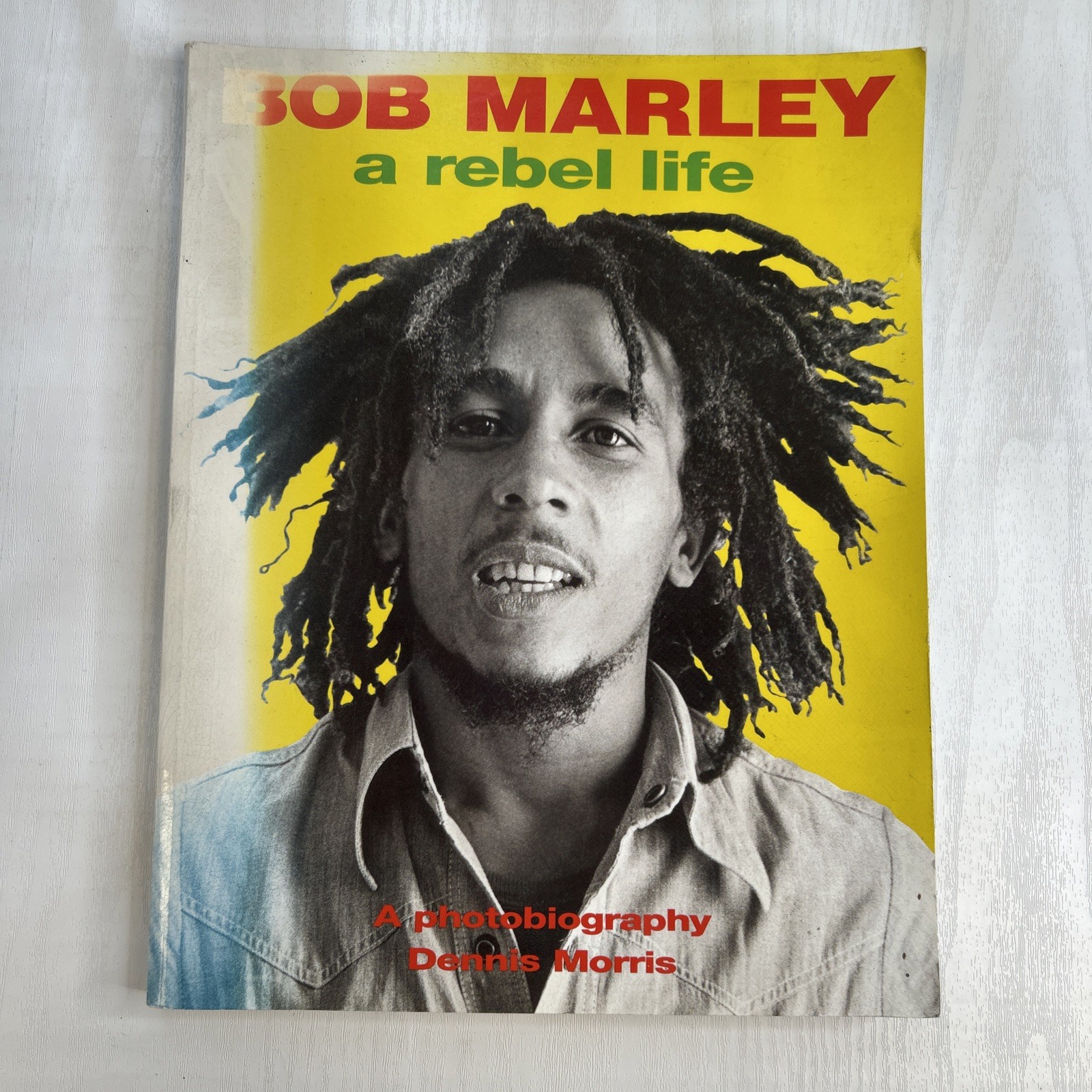 Bob Marley Book  Rebels Life Dennis Morris 1st Edition - 1st Printing  - Fading