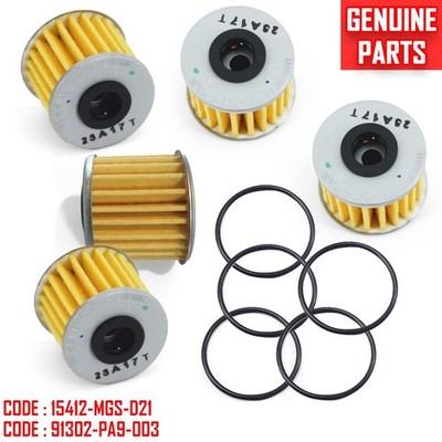 Oil Filter W/ O-Ring Crush Washer 5x For Honda Monkey125 Dax125 CT125 Grom125