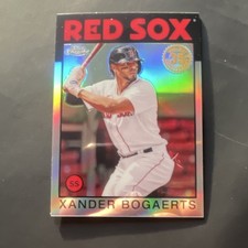 Topps 2021 Chrome 1986 Baseball Insert Xander Bogaerts #86BC-8 Red Sox MLB