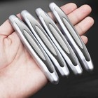 ✈4pcs Car Edge Anti Scratch Bumper Protector Strips Guard Stickers (Grey)