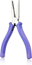 5 Inch Flat Nose Pliers Serrated Jaw Duck Bill Precision Pliers