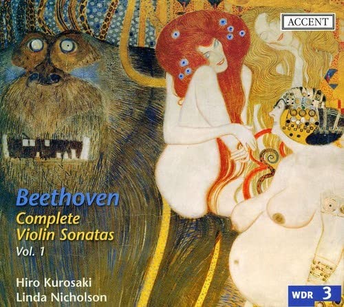 Хиро Куросаки Бетховен: Полное собрание скрипичных сонат, том 1 (CD) (ИМПОРТ ИЗ Великобритании)