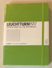 Leuchtturm1917 Medium (A5) Notebook - Lime - Green - NEW SEALED
