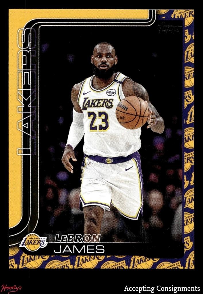 2025-26 Topps Team Color Border #150 LeBron James SP LAKERS