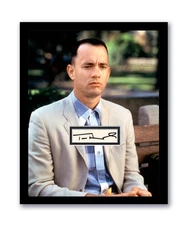 Forrest Gump Tom Hanks Autographed Signed 11x14 Framed Photo ACOA