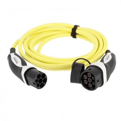 Mennekes Charging Cable Type 2 - Type 2 5M Long (16A, 3 Phases, 11 KW)