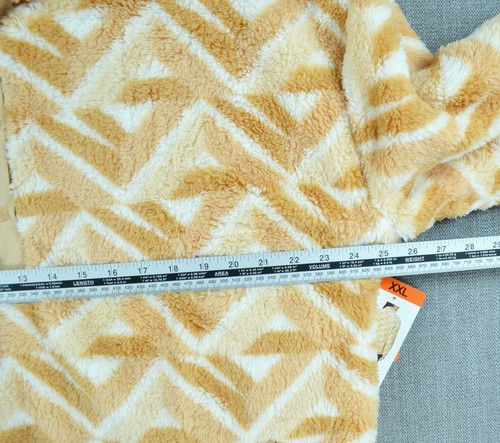 Hurley Sweatshirt Women's 2XL Orange Plush Pullover Snap Long Sleeve NWT - Picture 7 of 10