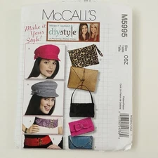 McCalls Design It Yourself Sewing Pattern M5995  Hats Bags & Belts Accessories