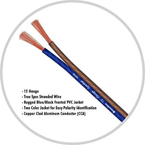 InstallGear 12 Gauge Speaker Wire 250ft Roll - 250ft, Blue (12 gauge) - Picture 3 of 5