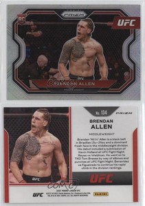 2021 Panini Prizm UFC Silver Prizm Brendan Allen #134 Rookie RC