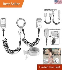 Magnetic Lock Toddler Harness - 2 Pack Reflective Leashes for Baby Boys  Girls