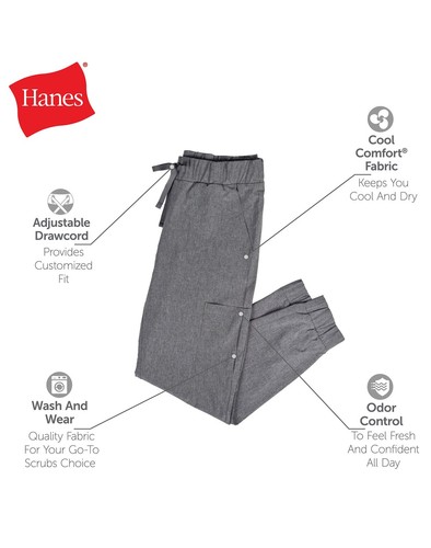 Hanes Comfort Fit Scrubs Women's Scrub Joggers - Picture 5 of 45