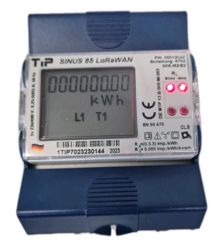 TIP SINUS 85 LoRaWAN Drehstromzähler Stromzähler NEU unbenutzt MID 2023 - Bild 1 von 1
