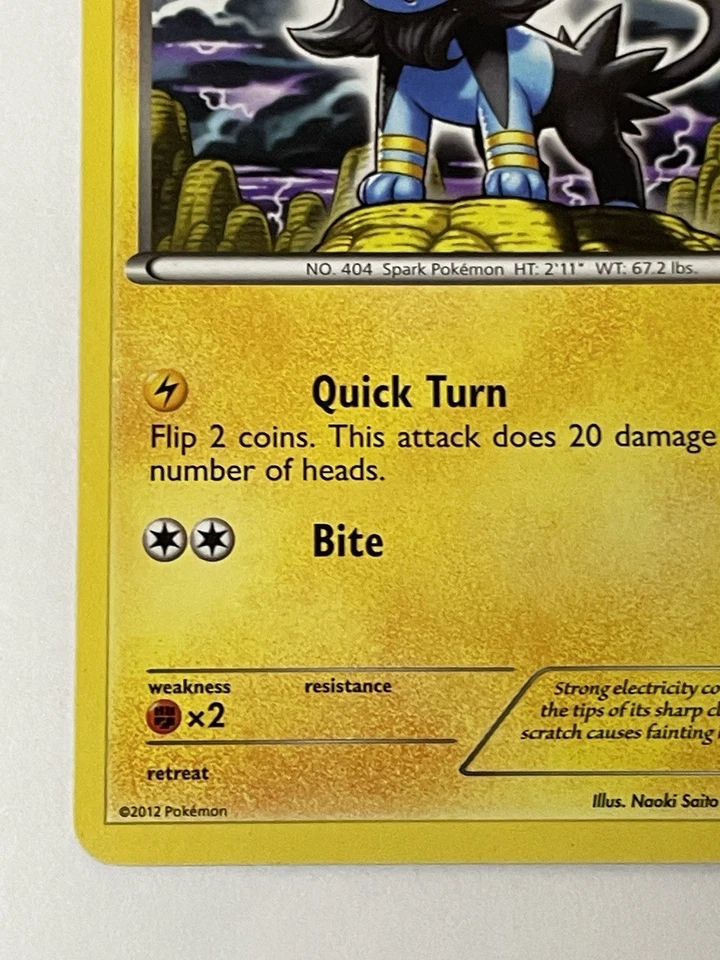 Luxio 45/99 Pokemon Next Destinies Lightning Uncommon LP - Image 2 of 4