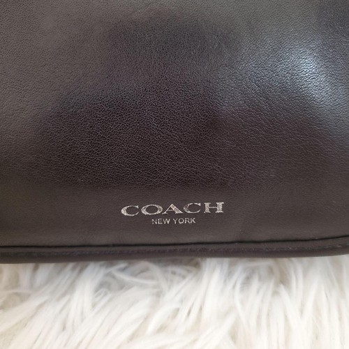 COACH Legacy Amanda Tassel Crossbody Shoulder Bag Black Leather Used Authentic - Bild 7 von 12