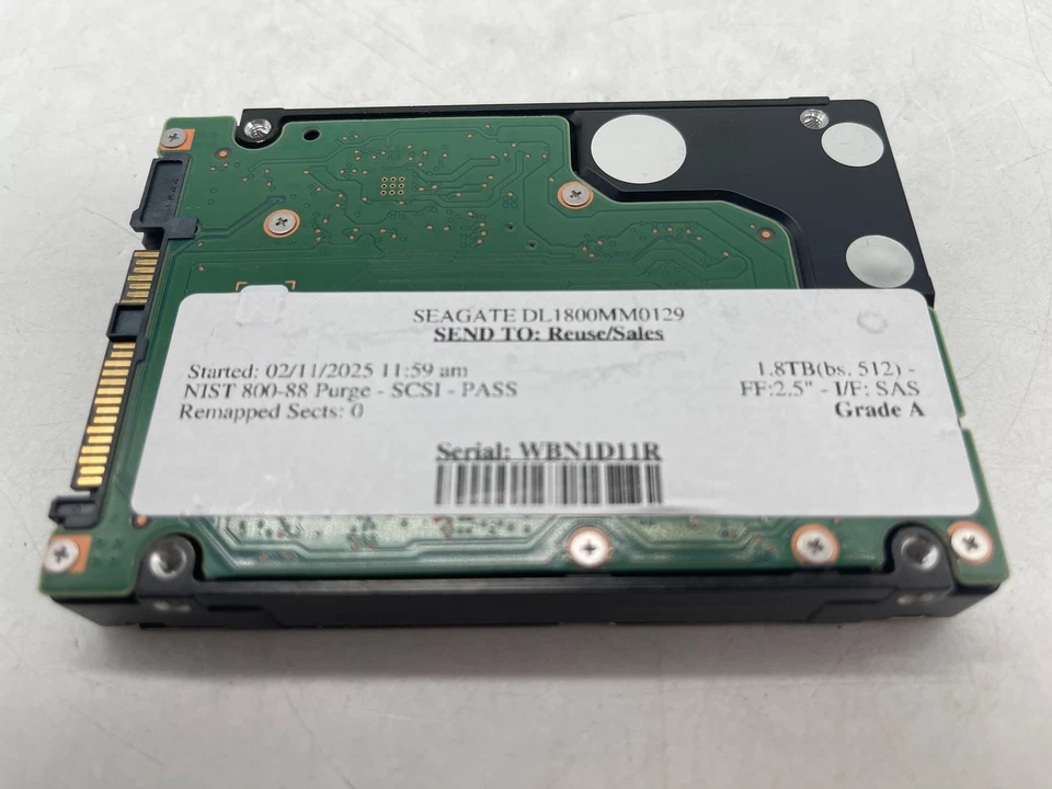 HDD ST1800MM0129 GRAU A GRÁTIS S/H Dell Enterprise Plus 1.8TB SAS 2.5" - Imagem 4 de 4