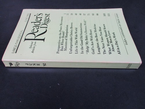 Reader's Digest Large-Type Print Edition June 1982 Vol 12 No 72 Peace Movement - Picture 3 of 4