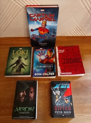 BOOK - Bundle X6 Marvel DC Superheros Fan Fiction Tie-In PB Stan Lee Arrow *#A7*