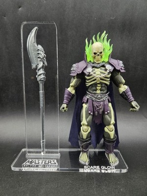 2026 Masters of The Universe Chronicles SCARE GLOW  Acrylic Base Set  **No Toy**