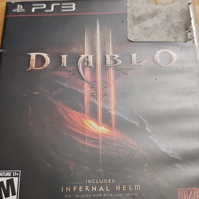 Blizzard Diablo III PS3 Bonus Infernal Helm Action RPG Role Playing M Mature