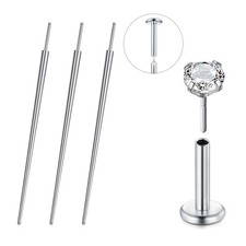 QWALIT Piercing Taper Threadless B1 - Stainless Steel Mix Sizes