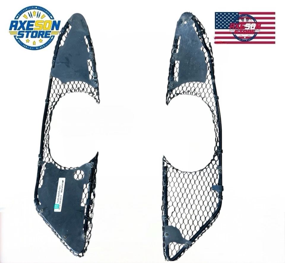 05-07 Juego de rejillas de malla para parachoques delantero deportivo Mercedes W203 C280 C230 C350 AMG fabricante de equipos originales Foto 4 de 4
