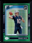 2024 Donruss Optic Drake Maye Green Hyper Rated Rookie #229 Patriots