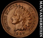 1907 Indian Head Cent- Scarce High Grade Luster No Reserve #J315