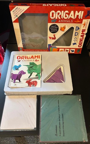 Origami Animals Craft Kit - Create Stunning Animal Designs